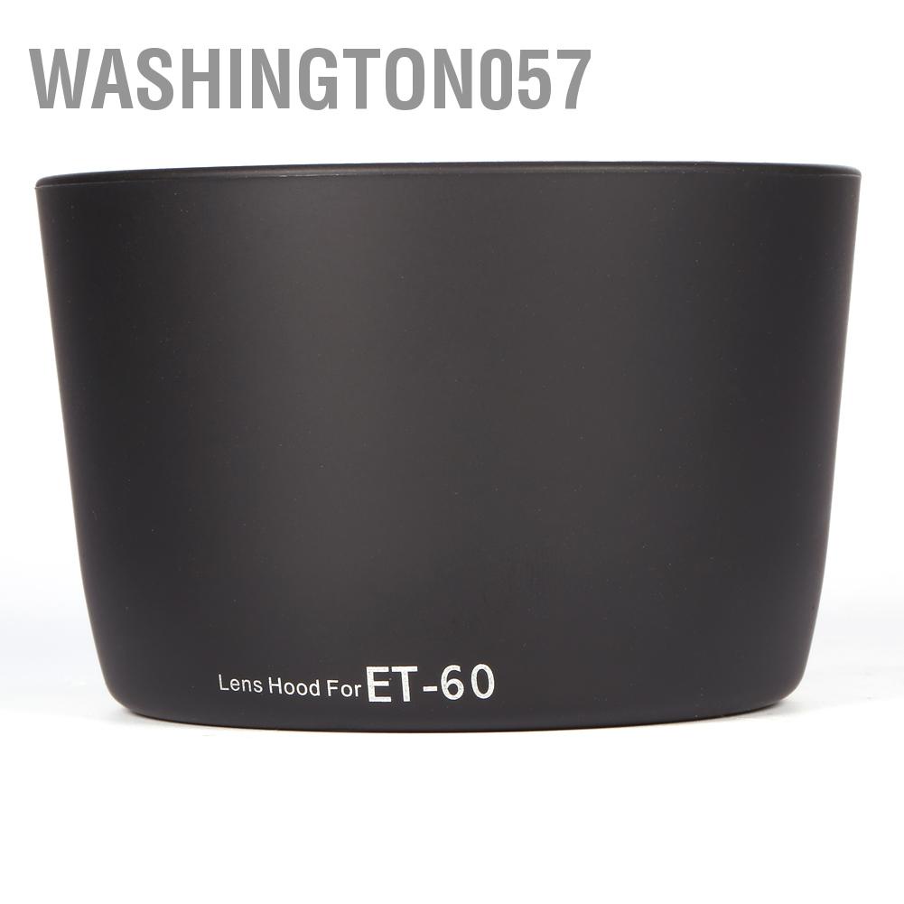 Washington057 Black Professional Replacement ET60 Lens Hood For F/4-5.6 75-300mm f/4-5.6 USM