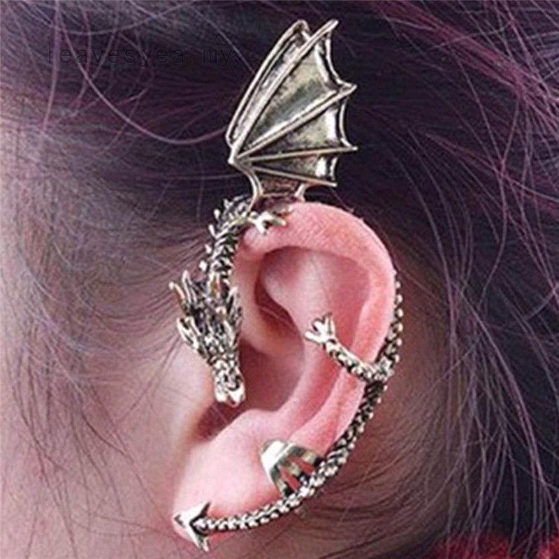 1 Khuyên Kẹp Vành Tai Hình Rồng Cá Tính AU 97K