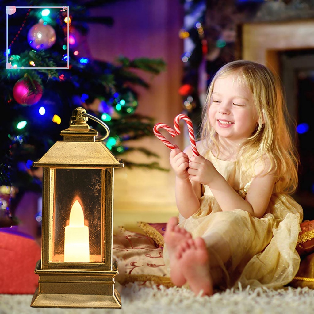 Đèn Lồng Treo Cạnh Giường Hình Nến Trang Trí Tiệc Cưới / Giáng Sinh Chạy Bằng Pin