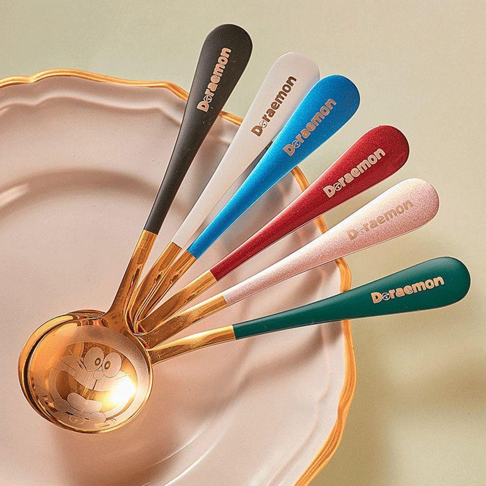 Muỗng Cà Phê Bằng Thép Không Gỉ Hình Mèo Đáng Yêu