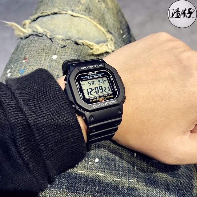 Đồng hồ nam dây nhựa G-SHOCK Casio chính hãng Anh Khuê DW-5600E-1VDF