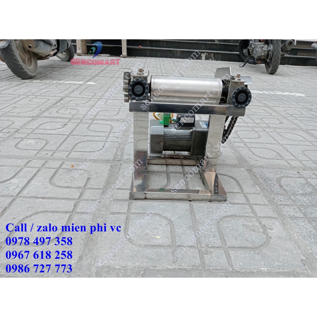 Máy ép mực khô, máy đánh mực khô thành bông cho nhà hàng tại sencomart