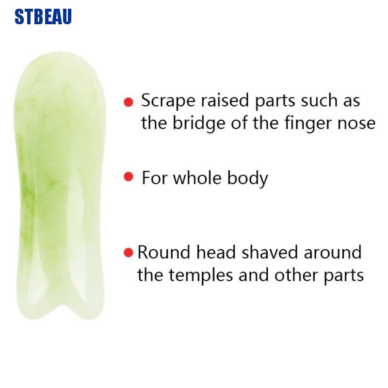 1 Dụng Cụ Cạo Mát Xa Mặt Và Cơ Thể Bằng Resin Tự Nhiên An Toàn Cho Sức Khỏe
