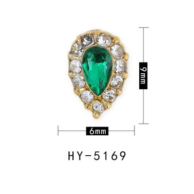 [Hàng mới về] Miếng Dán Trang Trí Móng Tay Hình Giọt Nước Trong Suốt Phong Cách Mới 2021