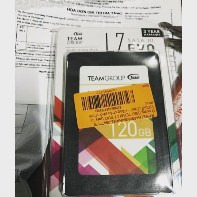 Ổ cứng SSD Team Group L7 EVO 120GB Sata III 2.5inch 7mm | BigBuy360 - bigbuy360.vn