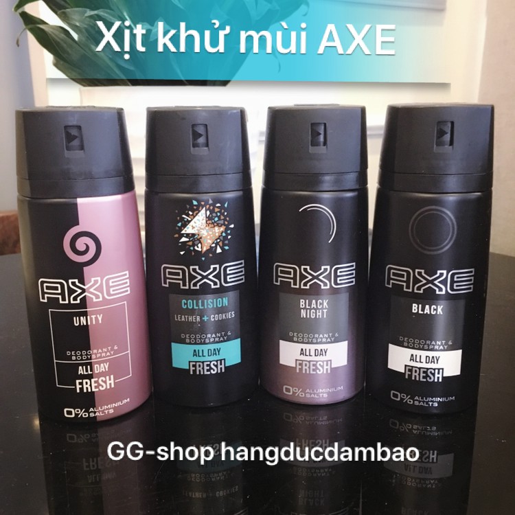 Xịt khử mùi Axe Black Night hương Gỗ - lọ 150ml