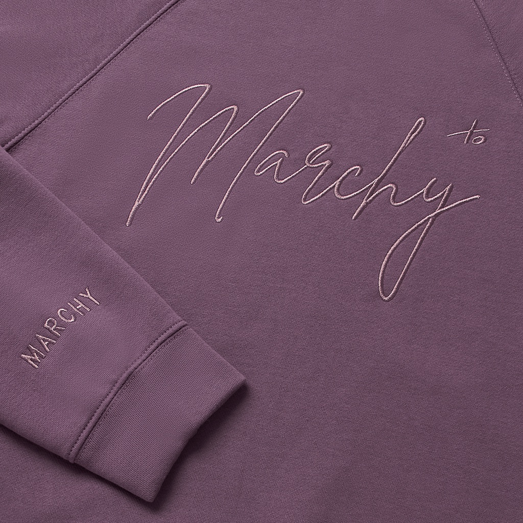 MARCHY - Script Sweater - Áo tay dài