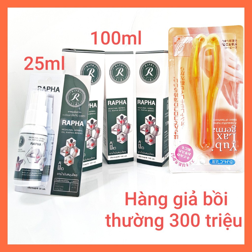 Dầu Xoa Bóp Đau Nhức Xương Khớp Thái Lan Rapha