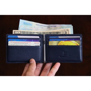 ví mini kẹp tiền ,ví card ,ví đứng mini da bò thật bảo hành da 2 năm siêu mềm