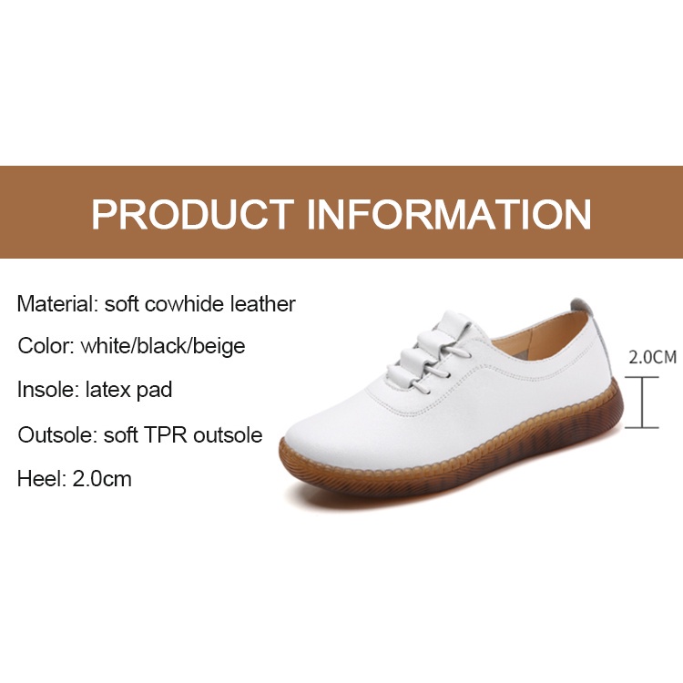 Giày Da Mềm Thời Trang Cho Nữ