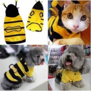 ÁO HOODIE BEE DỄ THƯƠNG CHO CHÓ MÈO