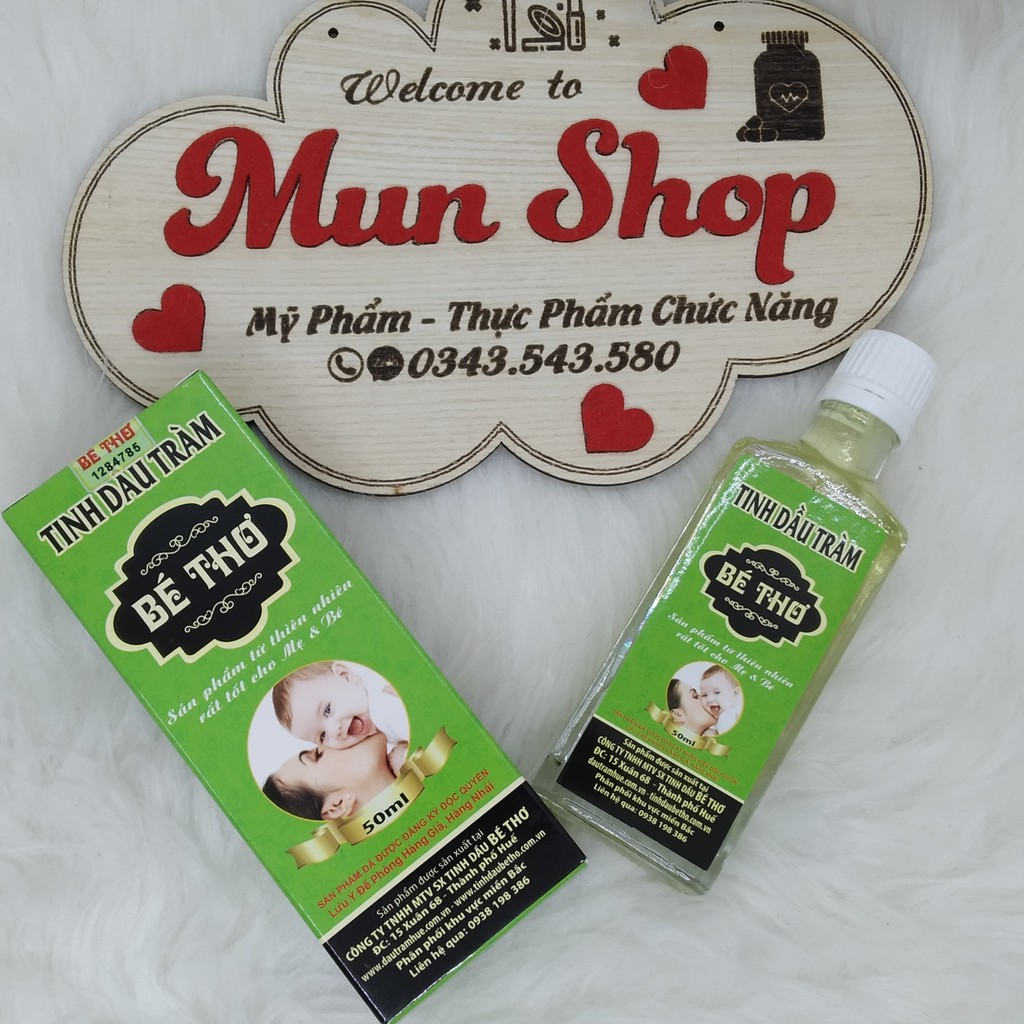 TINH DẦU TRÀM BÉ THƠ cho mẹ và bé chai 50ml