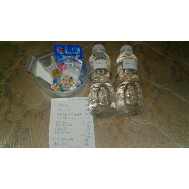 BỘ KIT LÀM SLIME TUYẾT. NGUYÊN LIỆU LÀM SLIME