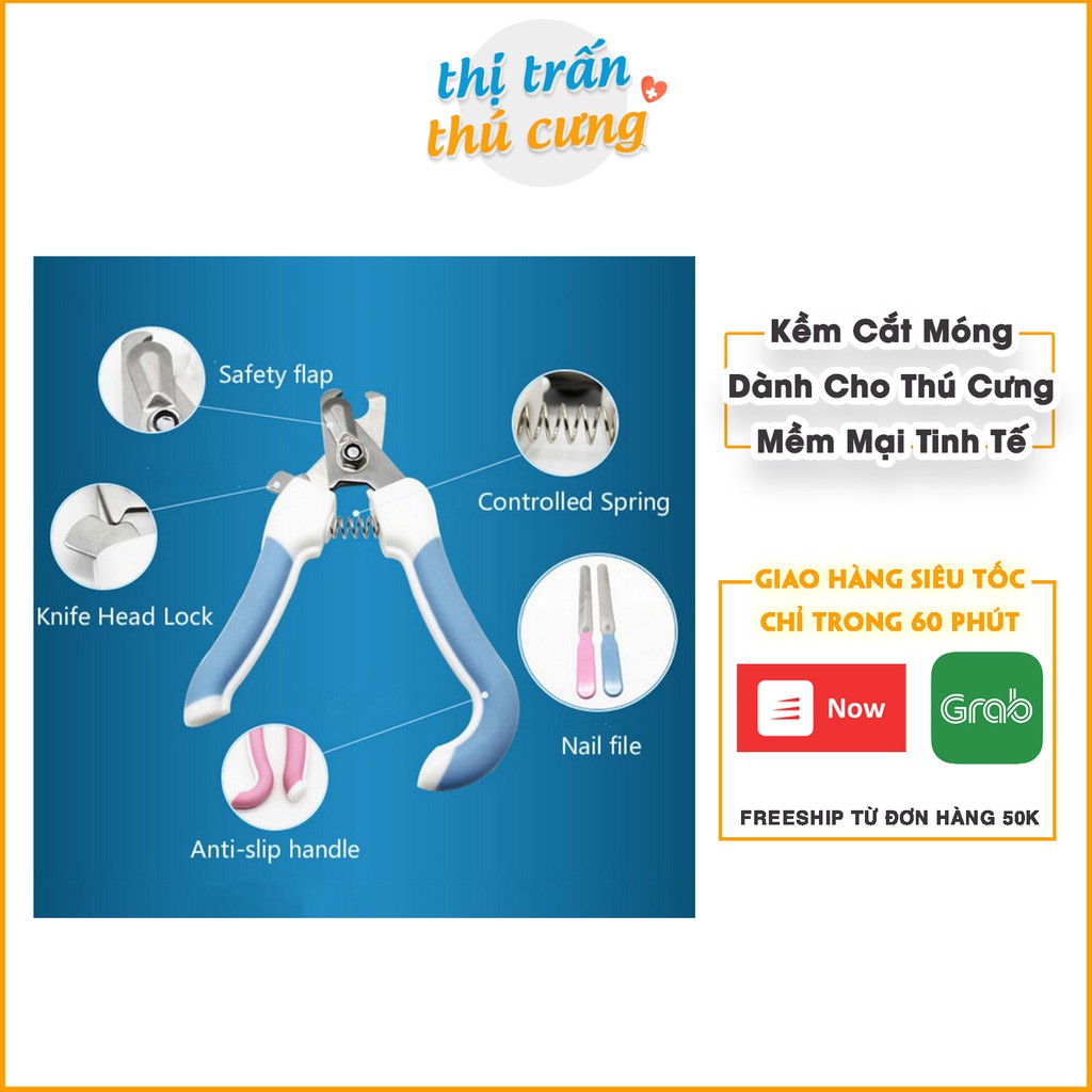 Bộ kềm &amp; dũa cắt móng cho thú cưng chất lượng cao