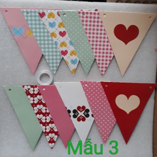 Dây cờ tam giác sắc màu