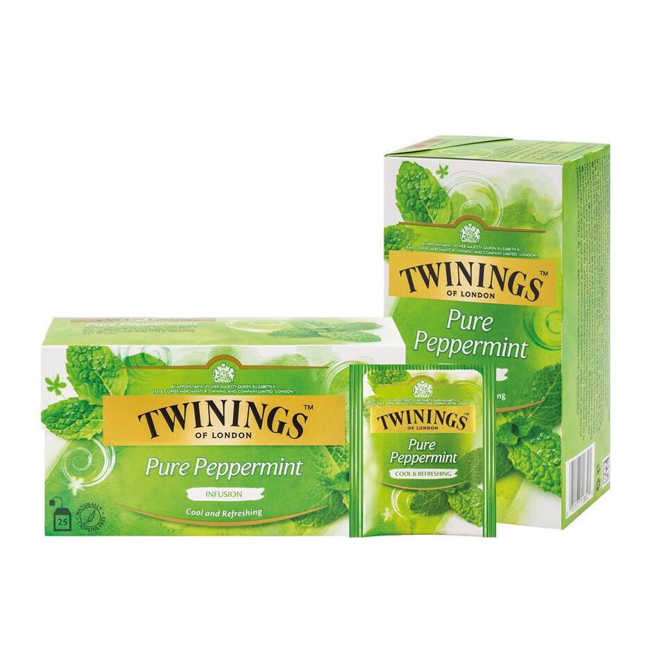 Trà Twinings túi lọc Classic - Pure Peppermint