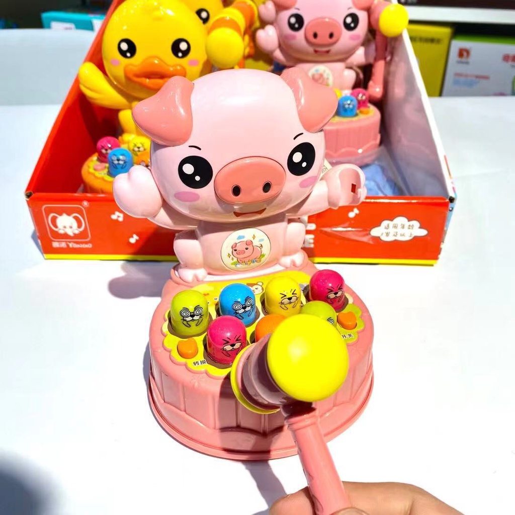 BỘ ĐỒ CHƠI ĐẬP CHUỘT PHÁT NHẠC VÀ PHÁT SÁNG CHO BÉ