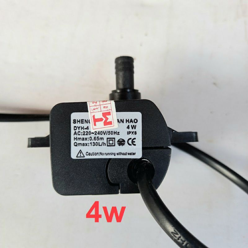 Máy bơm nước chìm mini 4W 8W 13W 16W 18W 25W 30W điện 220V, Bơm quạt hơi nước, Bể cá thủy sinh, Hòn non bộ