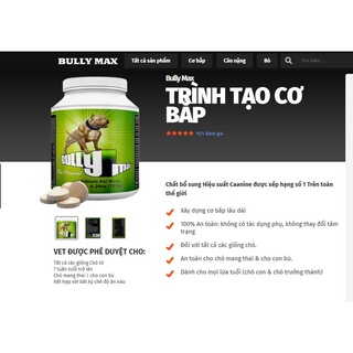 Bully MAX ,thuốc tăng cơ bắp cho chó