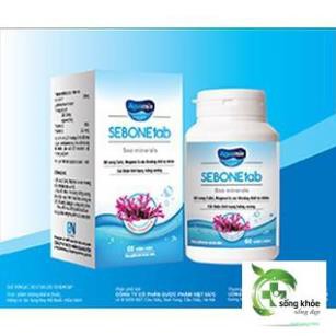 SeBoneTab-Bổ sung canxi từ tảo biển,Hỗ trợ cải thiện tình trạng loãng xương, làm chậm quá trình thoái hóa xương