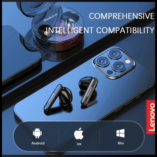 Tai Nghe Thể Thao Zevaret Lenovo Lp10 Bluetooth Không Dây Chống Ồn Và Phụ Kiện