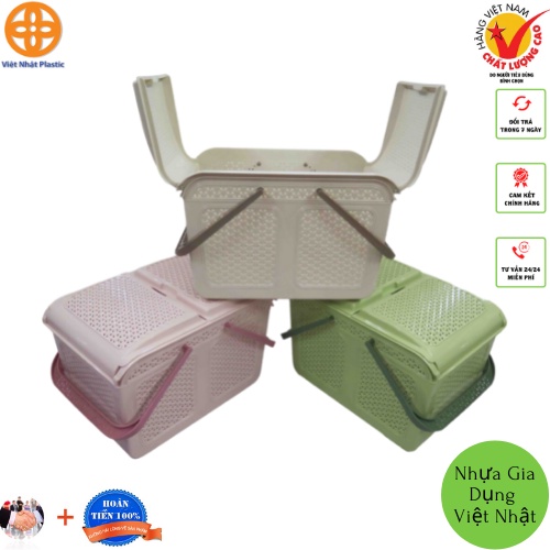 Làn nhựa đựng đồ đi sinh đa năng cao cấp Viêt Nhật. Chọn màu 2604