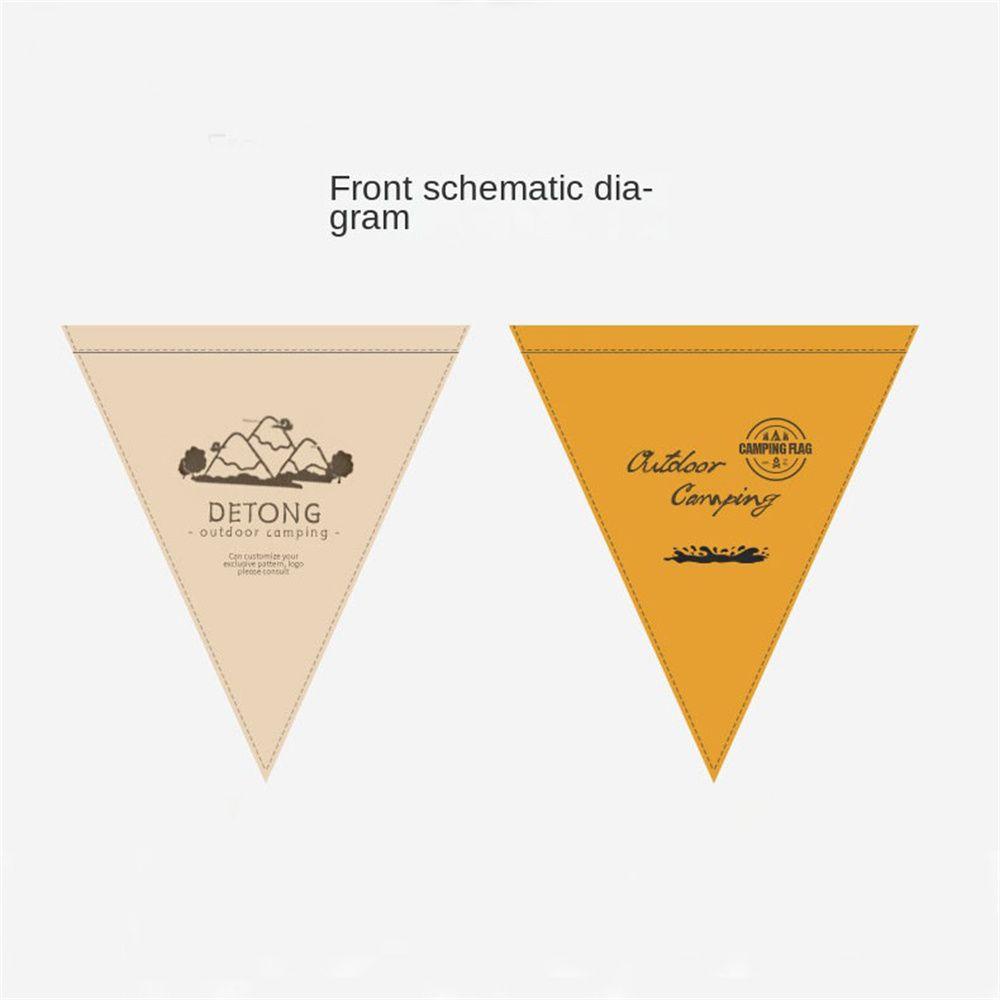 Bộ 10 Cờ Treo Trang Trí Lều Cắm Trại / Leo Núi Thiết Kế Đặc Biệt