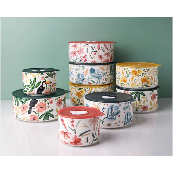 [CÓ SẴN] Hộp cơm văn phòng, hộp đựng thức ăn bằng sứ nắp hút chân không | BigBuy360 - bigbuy360.vn