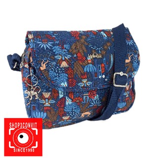 Túi đeo chéo thời trang đa năng logo khỉ Kipling 2021