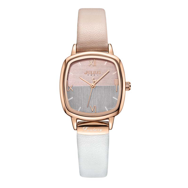 Đồng hồ nữ Julius Hàn Quốc JA-1240 dây da