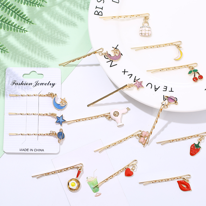 Kẹp tóc xinh xắn nhiều kiểu dáng dễ phối phong cách Hàn Quốc cho nữ