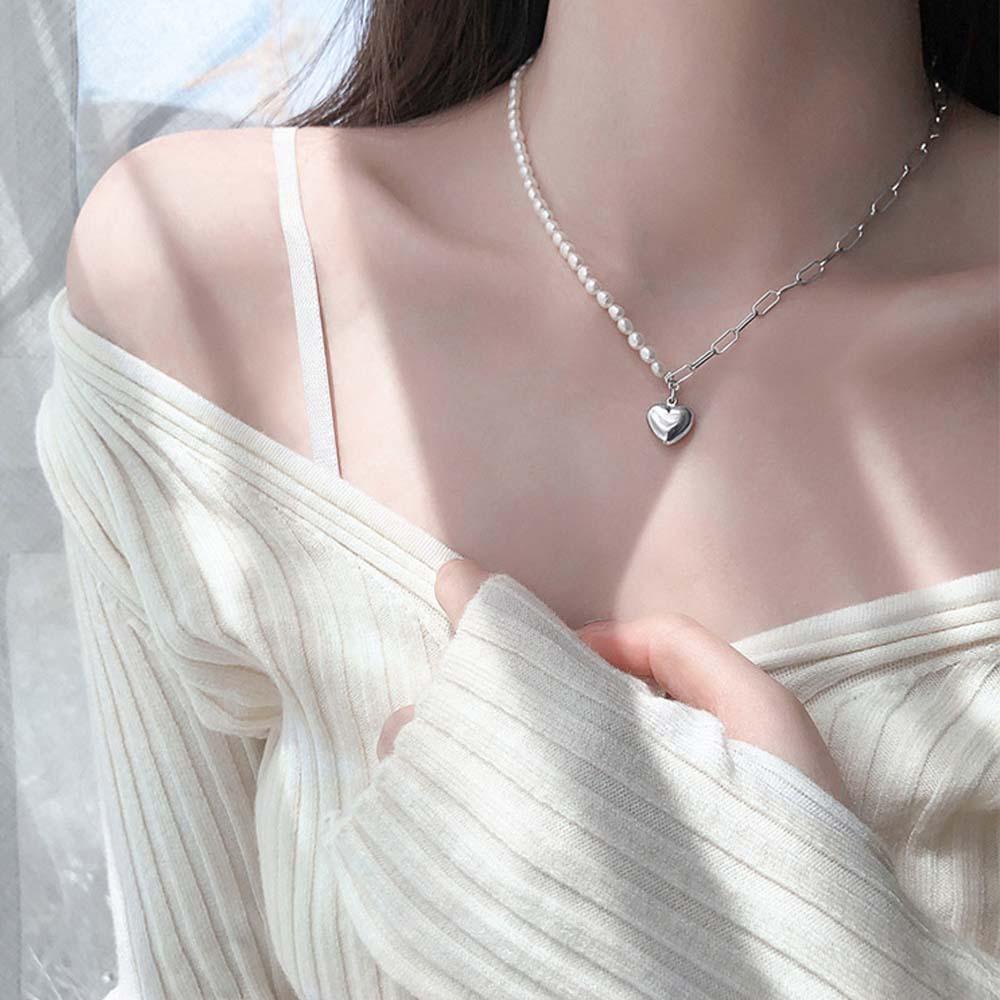 Vòng cổ Bằng Đồng Không Đối Xứng Thanh Lịch Cho Nữ