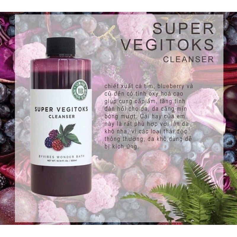 Sữa rửa mặt thải độc rau củ SuperVegitoksCleanser | BigBuy360 - bigbuy360.vn