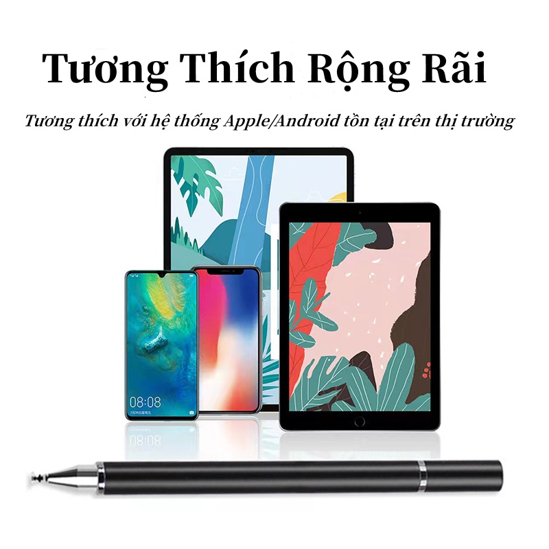 Bút cảm ứng thiết kế 2 trong 1 Bút cảm ứng 2 đầu đa năng cho / iPad Android/ A190/ Điện Thoại/ Máy Tính Bảng/ Ipad