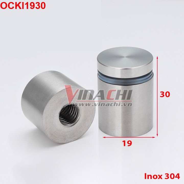 Ốc Chân Kính - Ốc Chân Kính Inox - 19*30mm - Bộ 4 Cái CAO CẤP