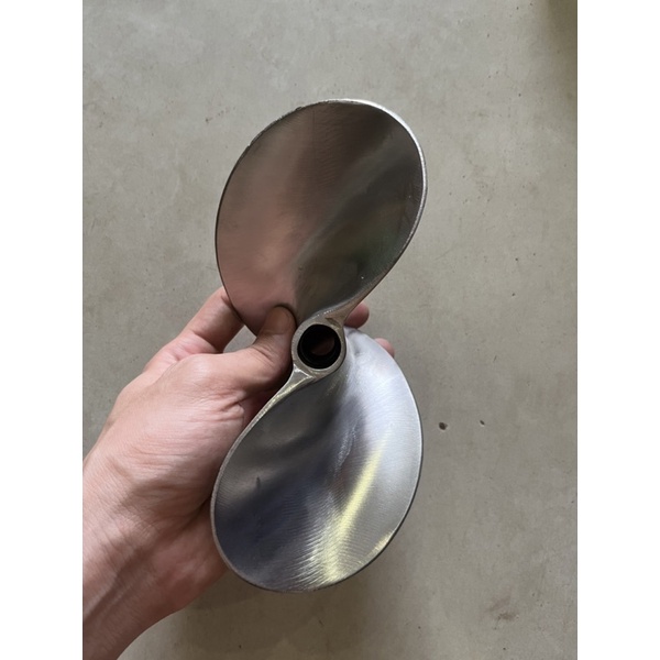 Chân vịt inox AB 11hp số 2 trái đất chân vịt 2 cánh máy xăng inox 304