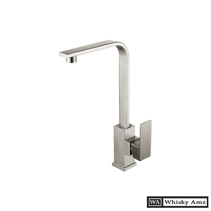 Vòi rửa bát nóng lạnh inox 304 đánh bóng vuông kb 308 BRIGHT, hàng chính hãng bảo hành 2 năm .