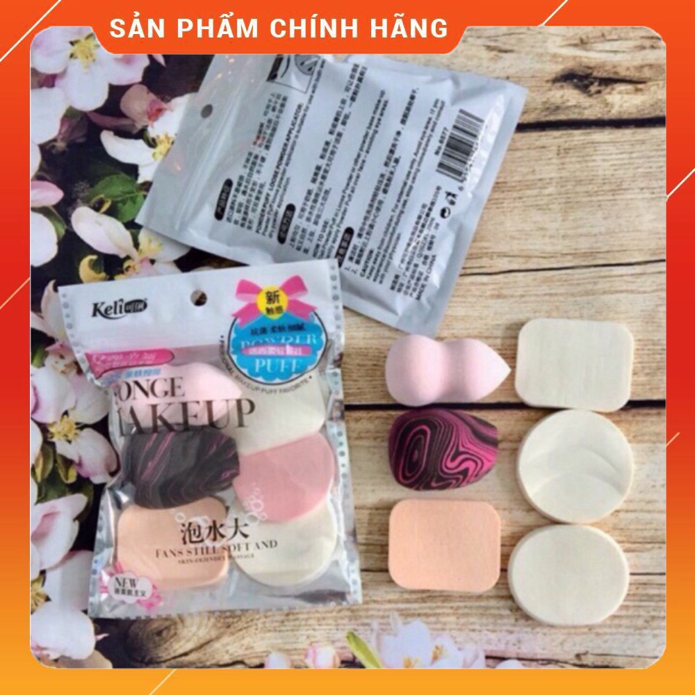 Bộ 6 bông mút trang điểm tán kem nền đa năng Linh Kiện Thiện Phát - 308 Thống Nhất Là nhà phân phối linh