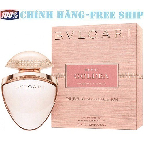 Nước hoa nữ BVLGARI Rose Goldea EDP (25ml) - NH393M