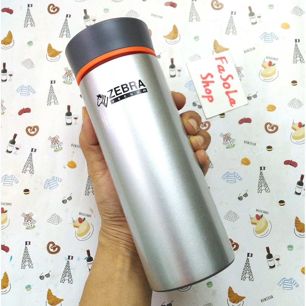 Bình giữ nhiệt ZEBRA ZELECT Inox 304 Thái Lan 400ml không gỉ