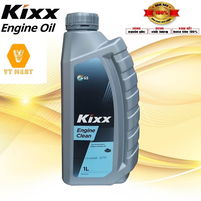 [Dầu Xúc Rửa Động Cơ ] Kixx ENGINE CLEAN – 1Lít nhập khẩu Hàn Quốc súc rửa sạch sẽ an toàn ,kéo dài tuổi thọ cho động cơ