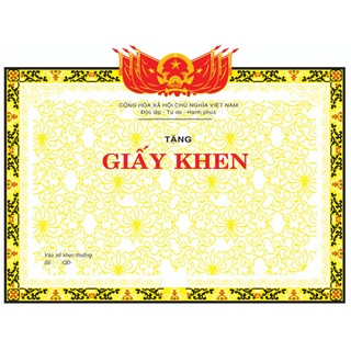 Giấy khen A4 đa năng