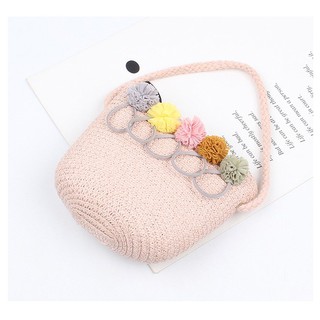 Túi cói Mini Đan Lát Dễ Thương Cho Bé