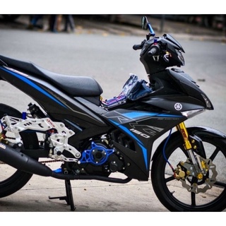 Tem rời exciter 150 đen phối xanh rc sale