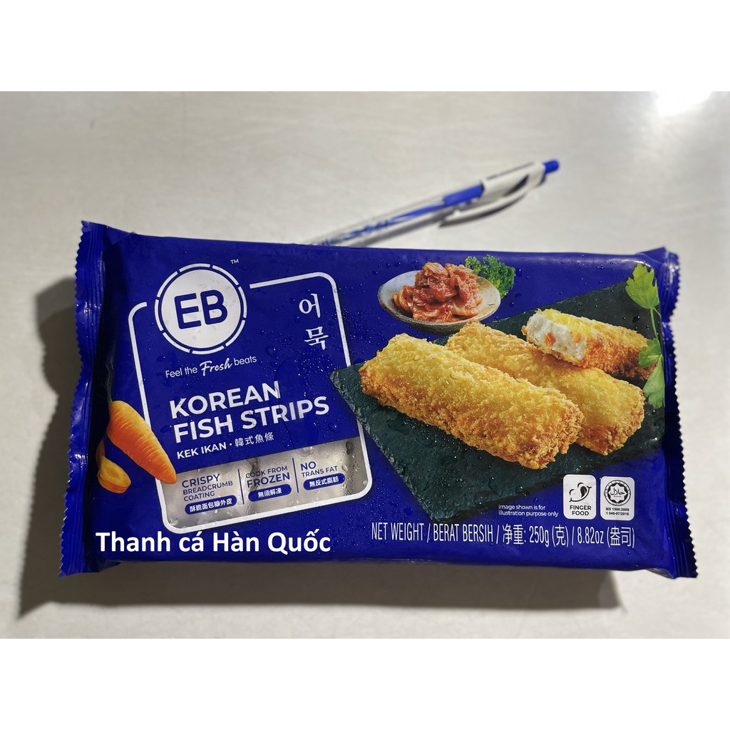 Thanh cá Hàn Quốc 250g r– Korean Fish Strips (món chiên) (chỉ giao NOWSHIP tại nội thành tpHCM)