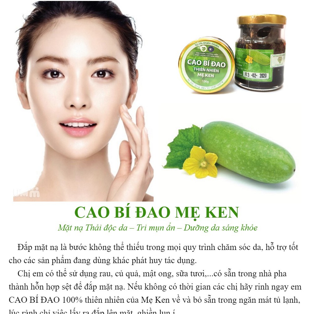 Cao Bí Đao Dưỡng Nhan Mẹ Ken làm mờ tàn nhang,nhỏ lỗ chân lông,điều tiết độ ẩm-vibavietnam