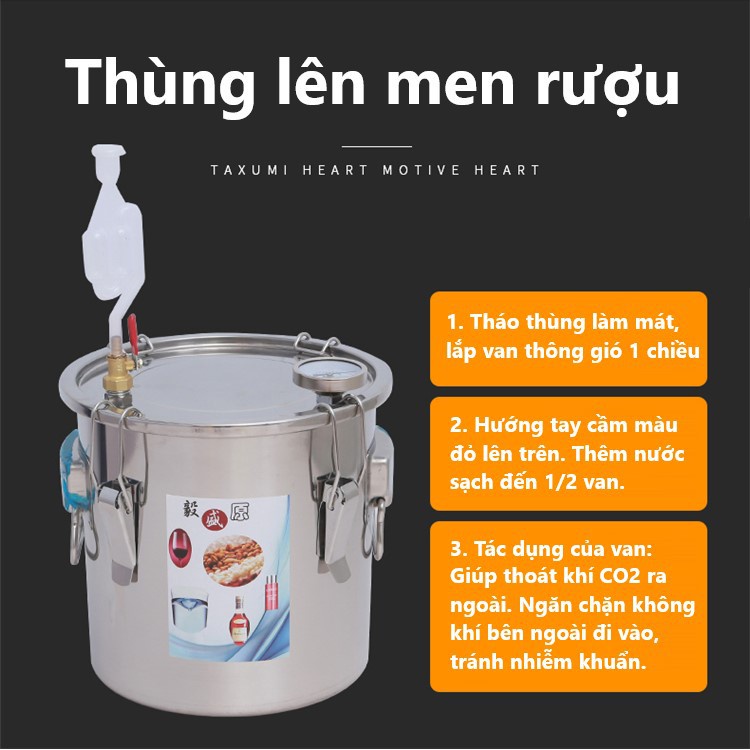 Nồi Chưng Cất Đa Năng Inox Mini, Bộ Đầy Đủ Dung Tích 11L (Kèm Máy Bơm Mini), Chưng Cất Tinh Dầu, Nấu Rượu