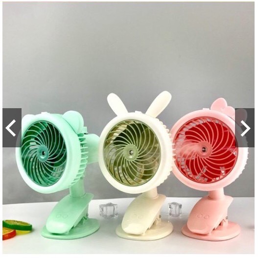 Quạt Phun Sương Kẹp Bàn Mini Clip Fan,Quạt Hơi Nước Đa Năng,Tiện Dụng