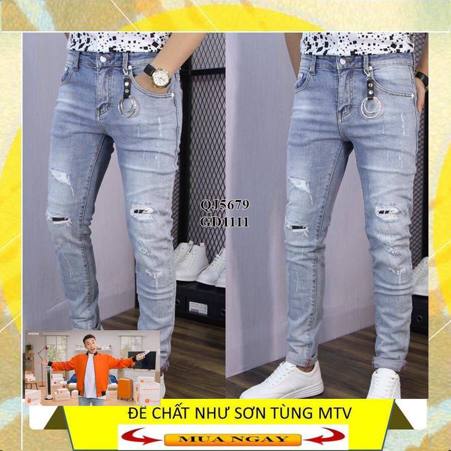 Quần Bò Nam Cao Cấp Hà Nội Chuẩn Soái Ca, quần bò nam dành cho người gầy