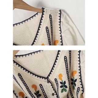 Order áo kiểu nữ phối ren phong cách Vintage